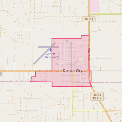 Map of Denver City