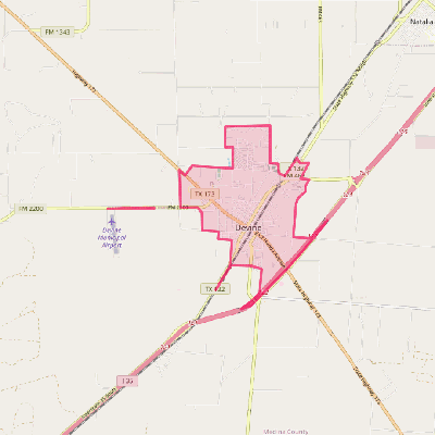 Map of Devine