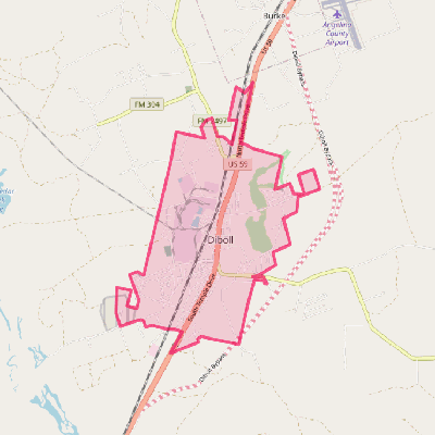 Map of Diboll