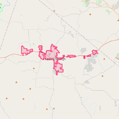 Map of Dripping Springs