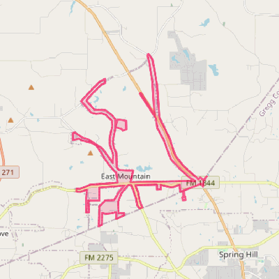 Map of East Mountain