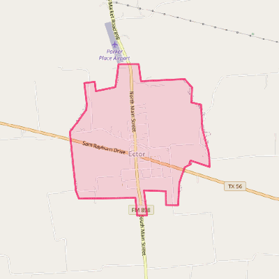 Map of Ector