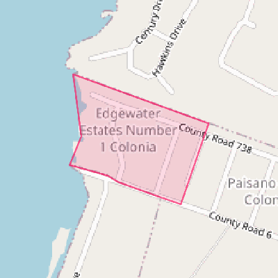 Map of Edgewater Estates