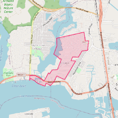 Map of El Lago