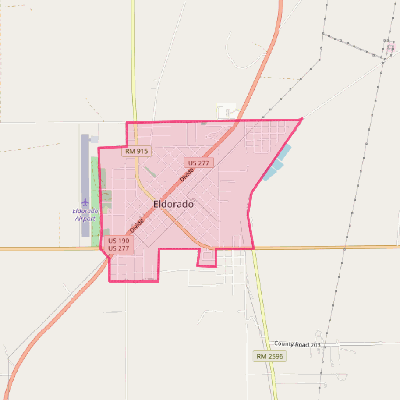 Map of Eldorado