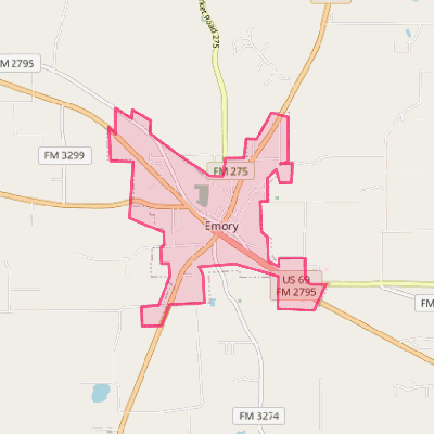 Map of Emory