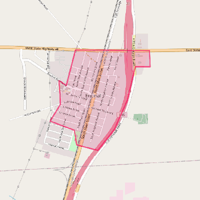 Map of Encinal