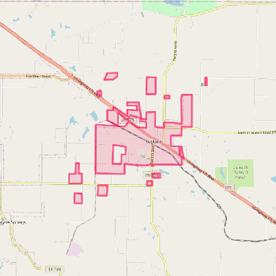 Map of Eustace