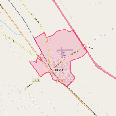 Map of Fabens