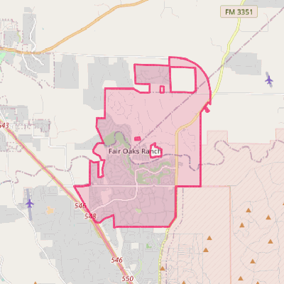 Map of Fair Oaks Ranch