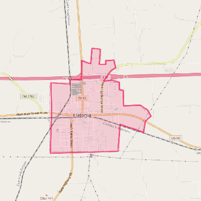 Map of Flatonia