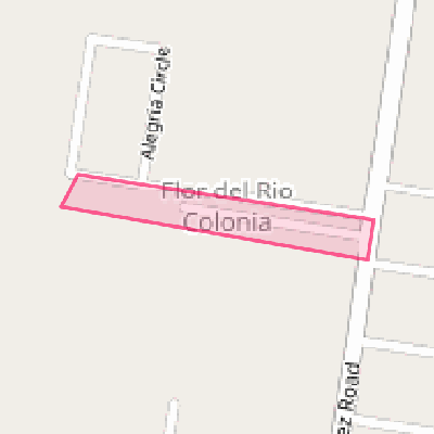 Map of Flor del Rio