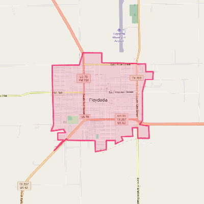 Map of Floydada