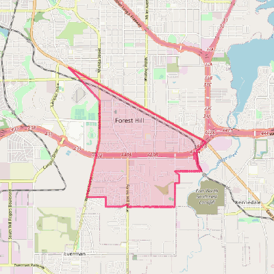 Map of Forest Hill