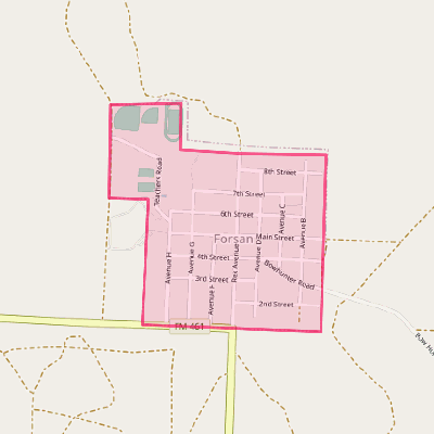 Map of Forsan