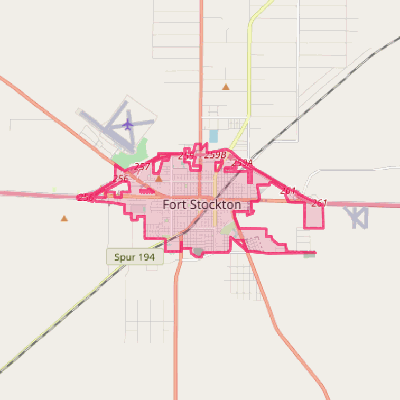 Map of Fort Stockton