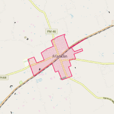 Map of Franklin