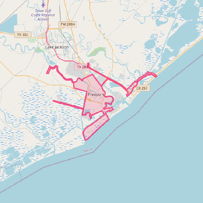 Map of Freeport