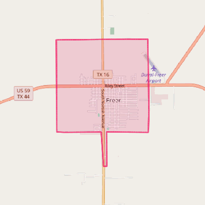 Map of Freer