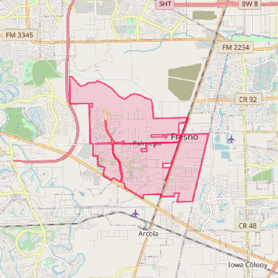 Map of Fresno