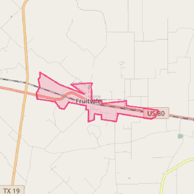 Map of Fruitvale