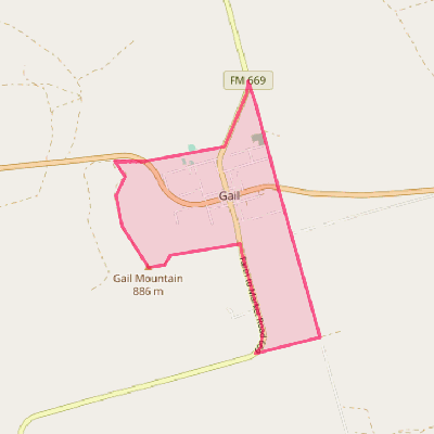 Map of Gail