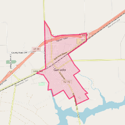 Map of Ganado