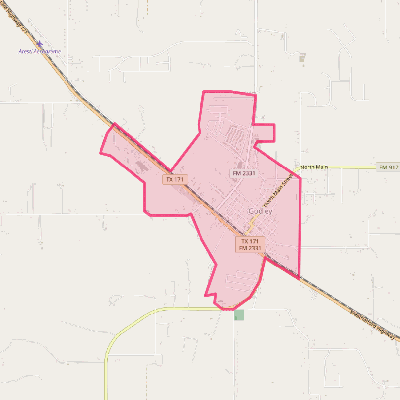 Map of Godley