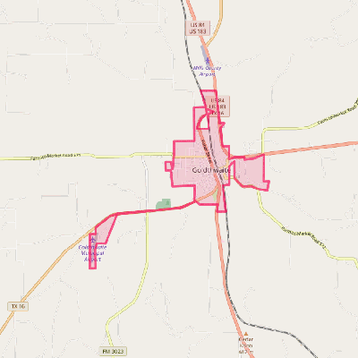 Map of Goldthwaite