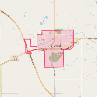 Map of Graford