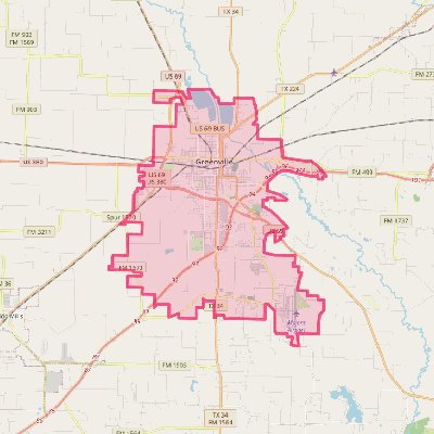 Map of Greenville