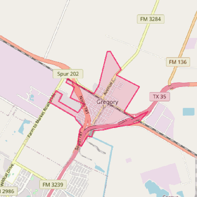 Map of Gregory