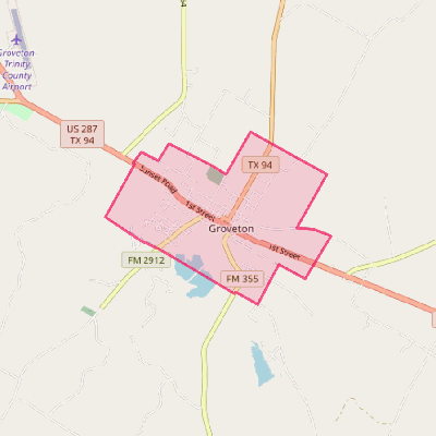 Map of Groveton