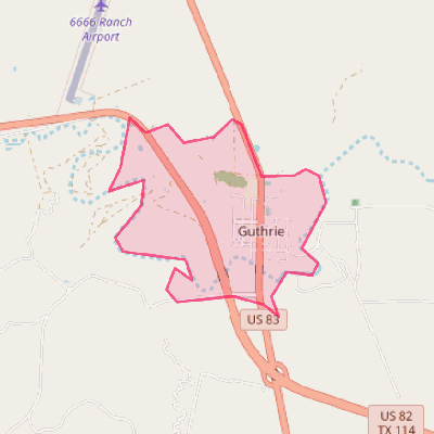 Map of Guthrie