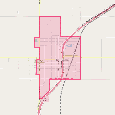 Map of Hale Center