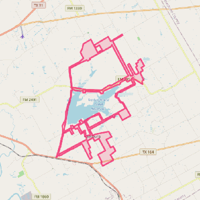 Map of Hallsburg