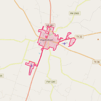 Map of Hamilton