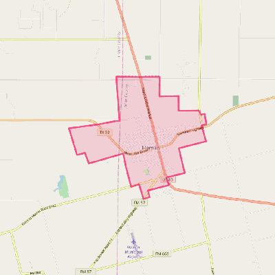 Map of Hamlin