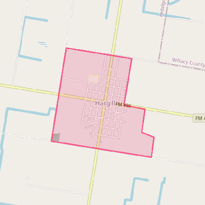 Map of Hargill