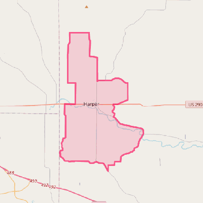 Map of Harper