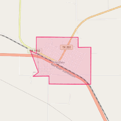 Map of Hedley