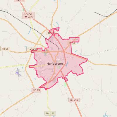 Map of Henderson