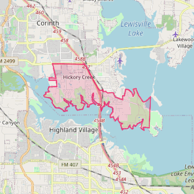 Map of Hickory Creek