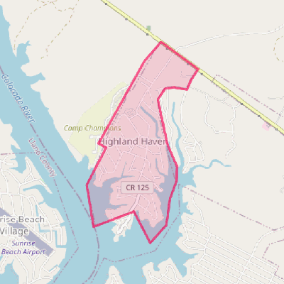 Map of Highland Haven