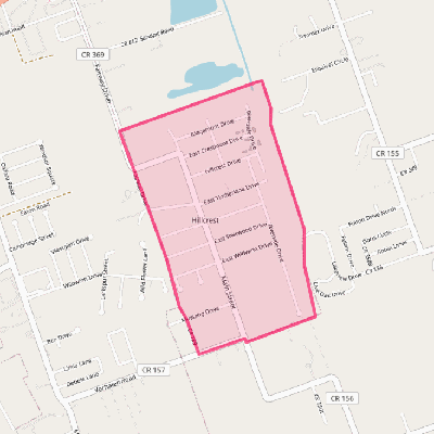 Map of Hillcrest