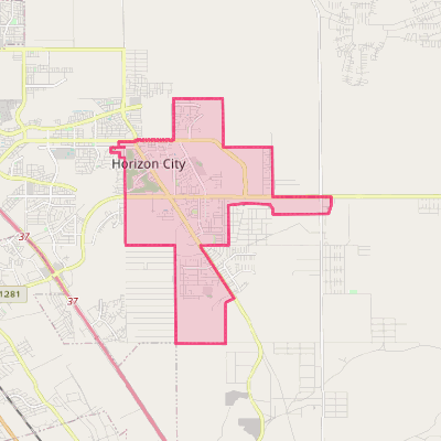 Map of Horizon City