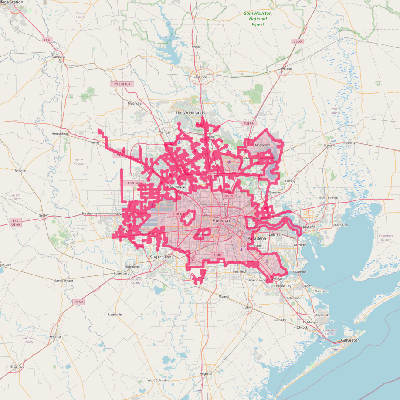 Map of Houston