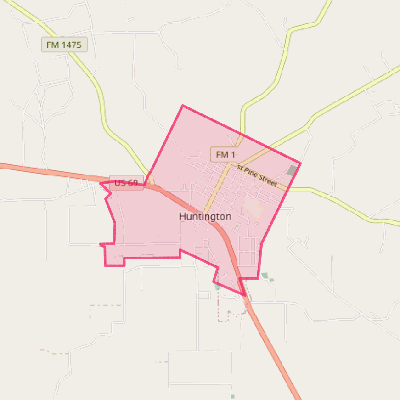 Map of Huntington