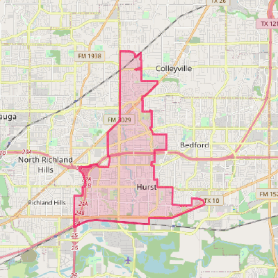 Map of Hurst