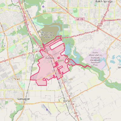 Map of Hutchins